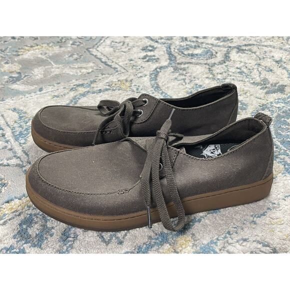 L.L. Bean Other - L.L. Bean Mens Campside 2 Eye 505999 Brown Boat Shoes Lace Up Size 8